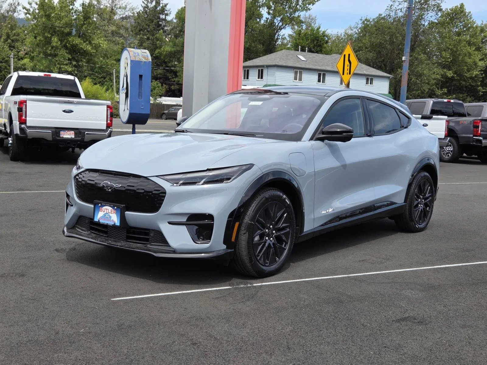 2026 Ford Mustang Mach-E Premium in Glacier Gray Metallic Tricoat