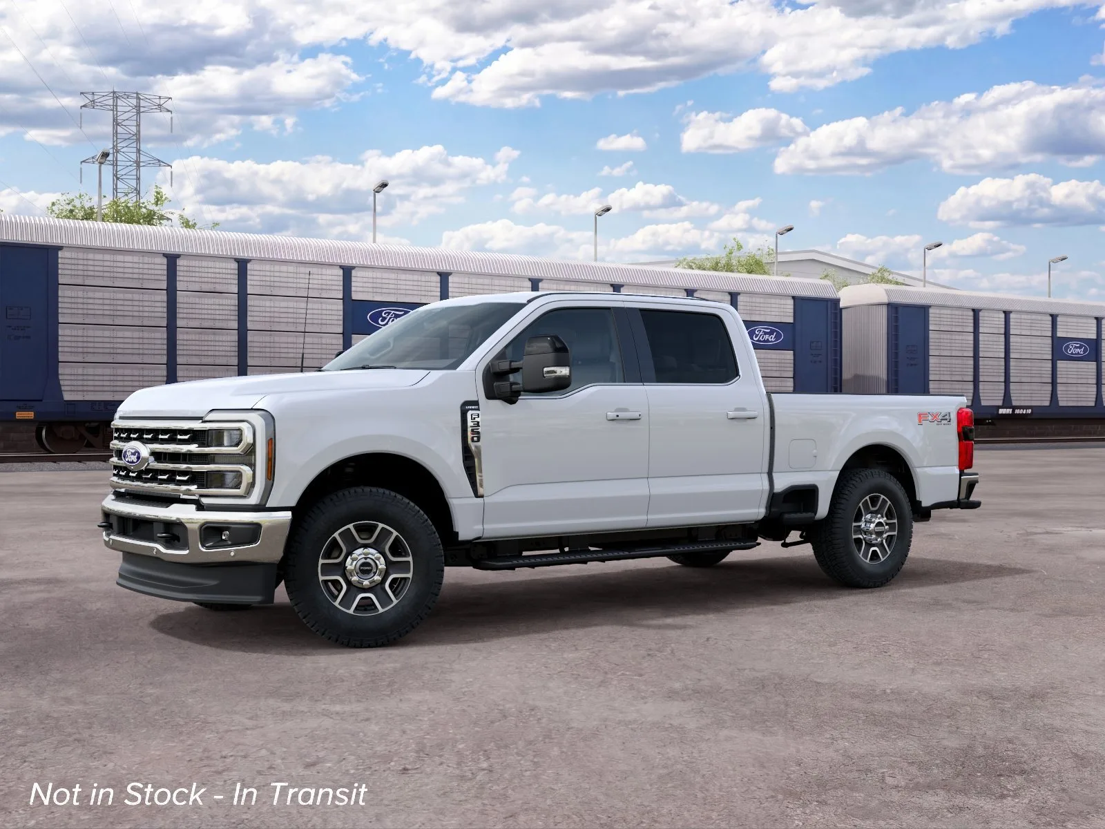 2027 Ford Super Duty F-350 SRW LARIAT in Star White Metallic Tri-Coat