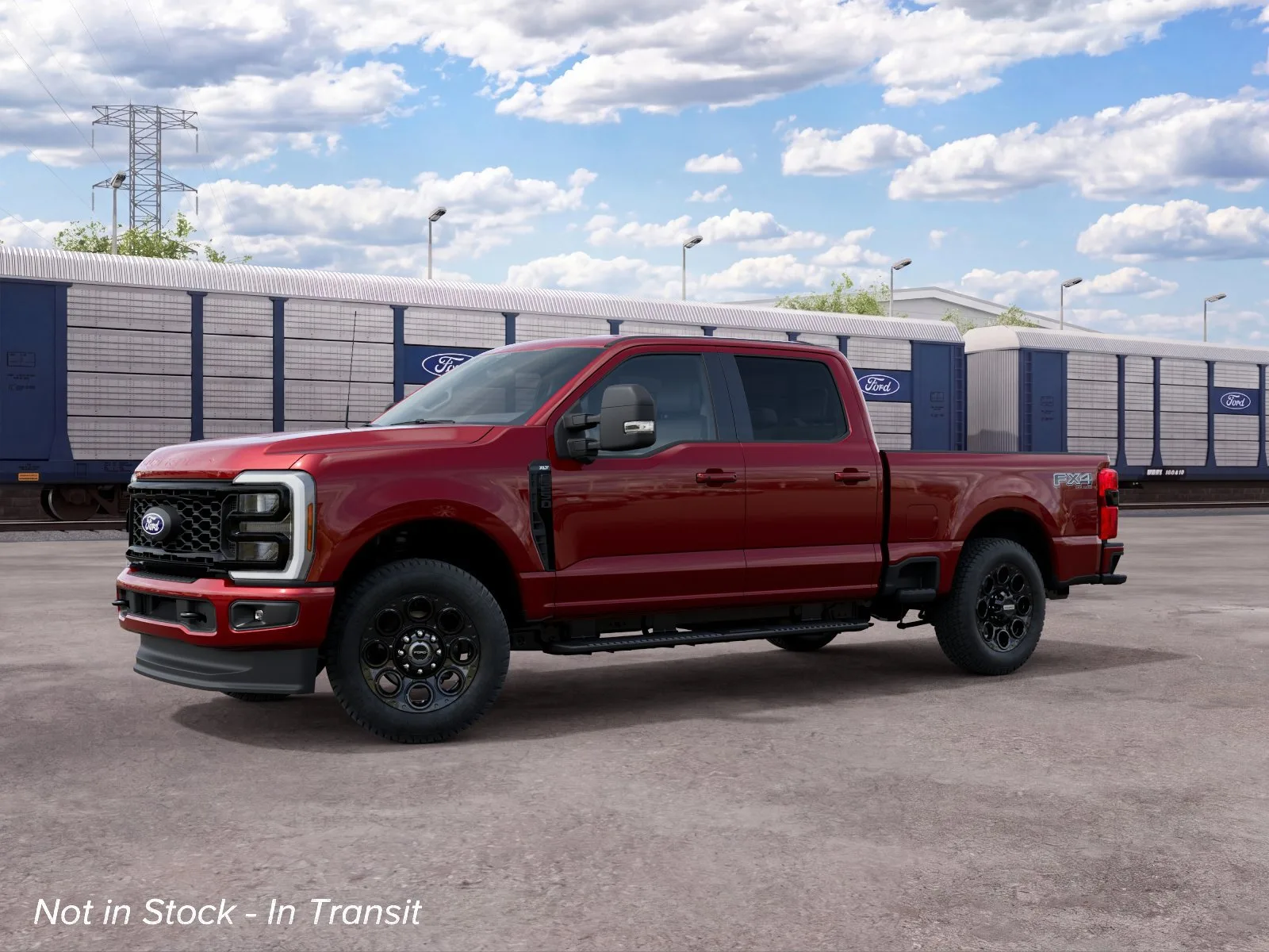 2027 Ford Super Duty F-250 SRW XLT in Ruby Red Metallic Tinted Clearcoat
