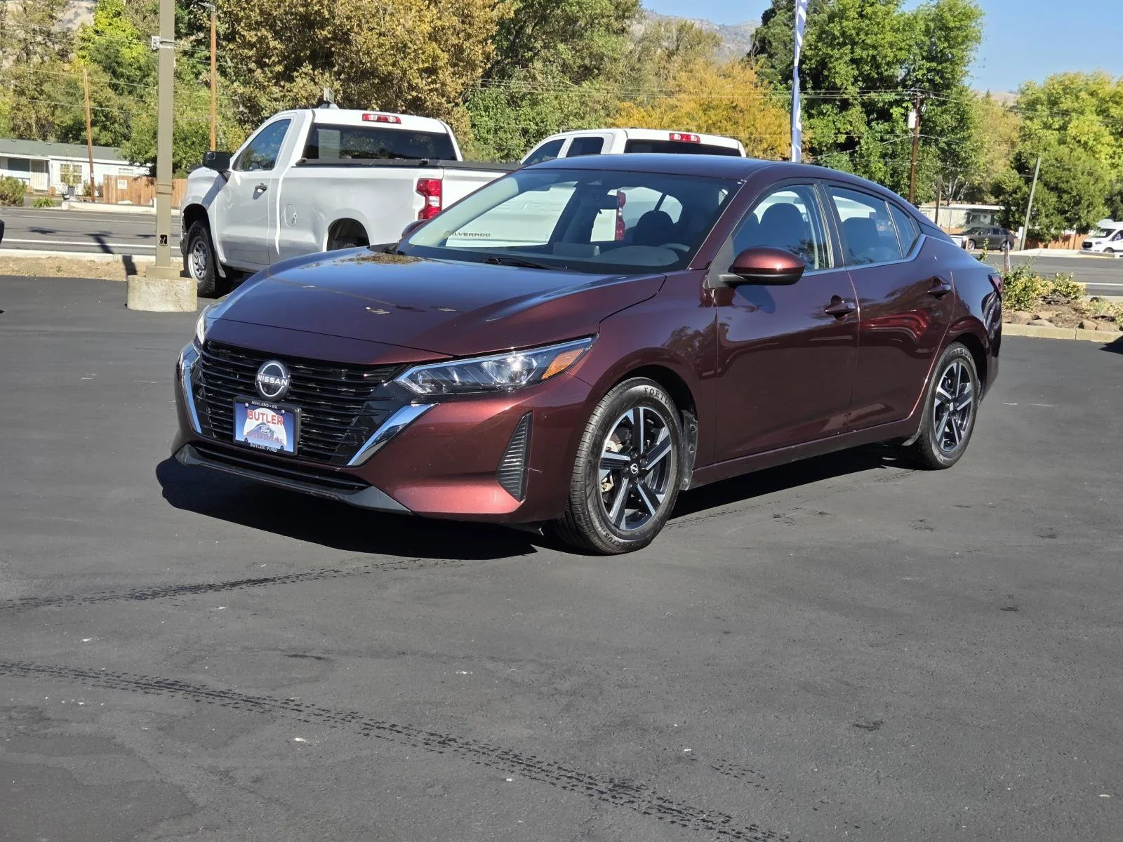2025 Nissan Sentra SV in Rosewood Metallic